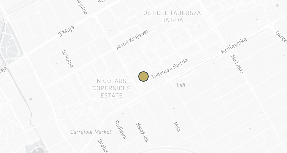 Mapa dojazdu: Przychodnia weterynaryjna FAUNISTIKA