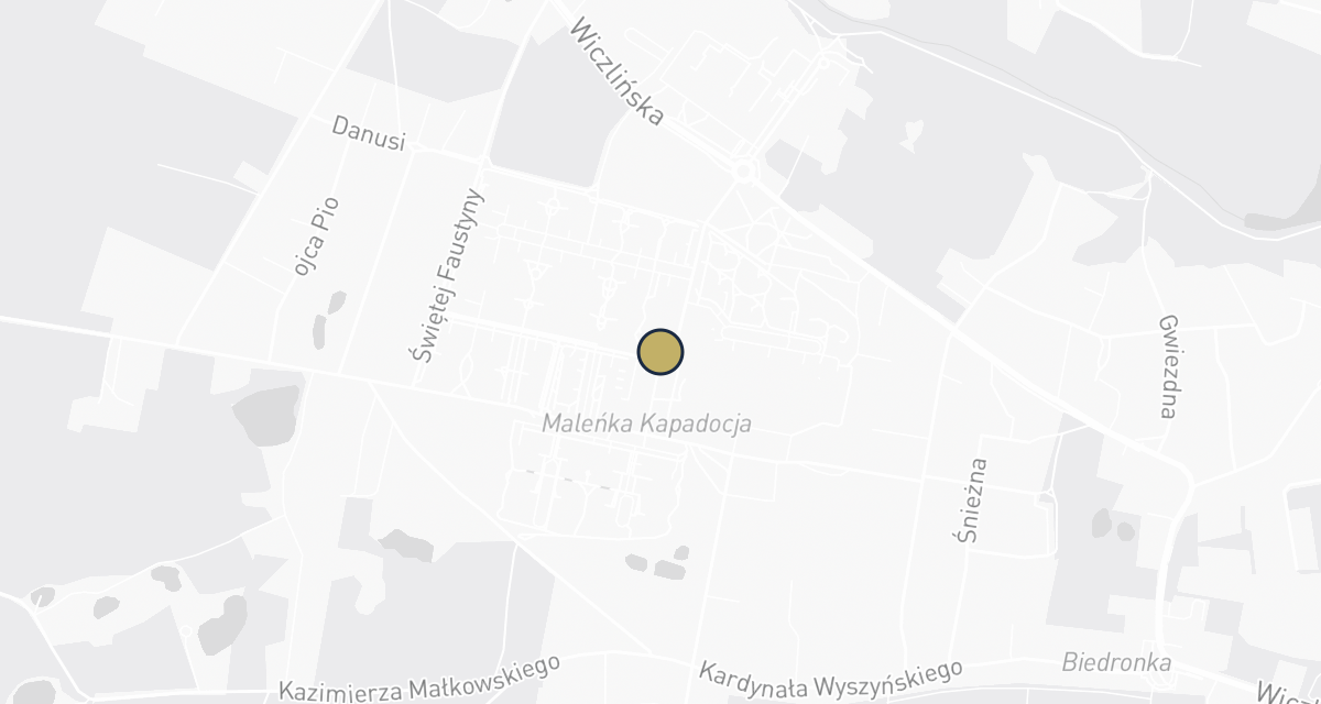 Mapa dojazdu: Gabinet weterynaryjny Oczko lek. wet. Irmina Pilecka