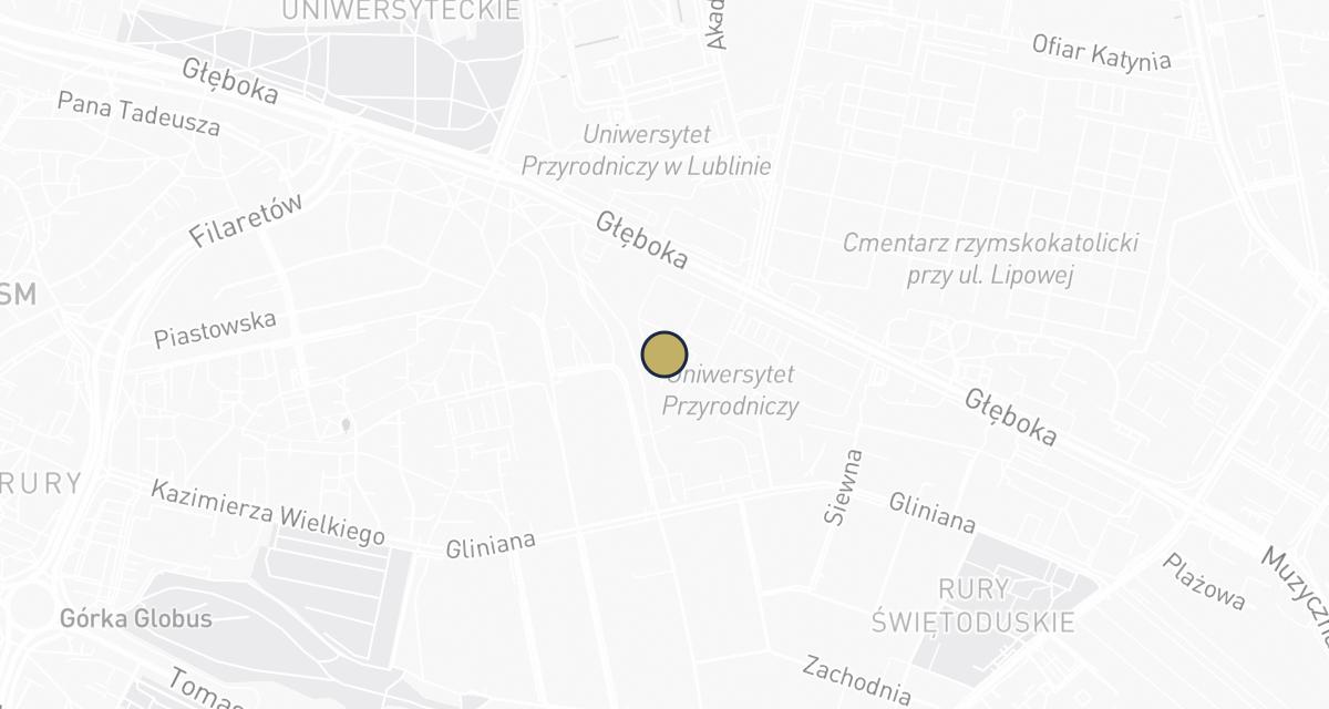 Mapa dojazdu: Oddział Drobnych Ssaków Gabinet Weterynaryjny Lublin