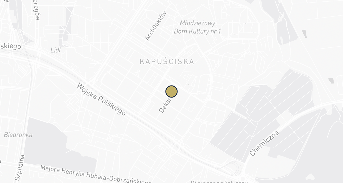 Mapa dojazdu: Lecznica dla zwierząt