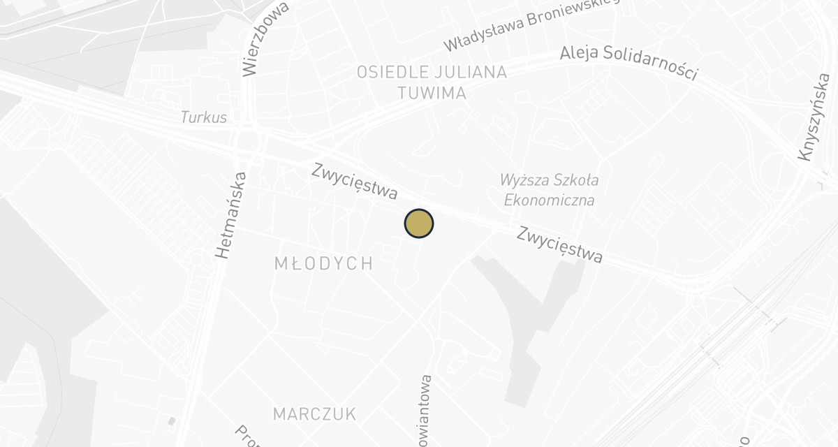 Mapa dojazdu: Przychodnia dla zwierząt