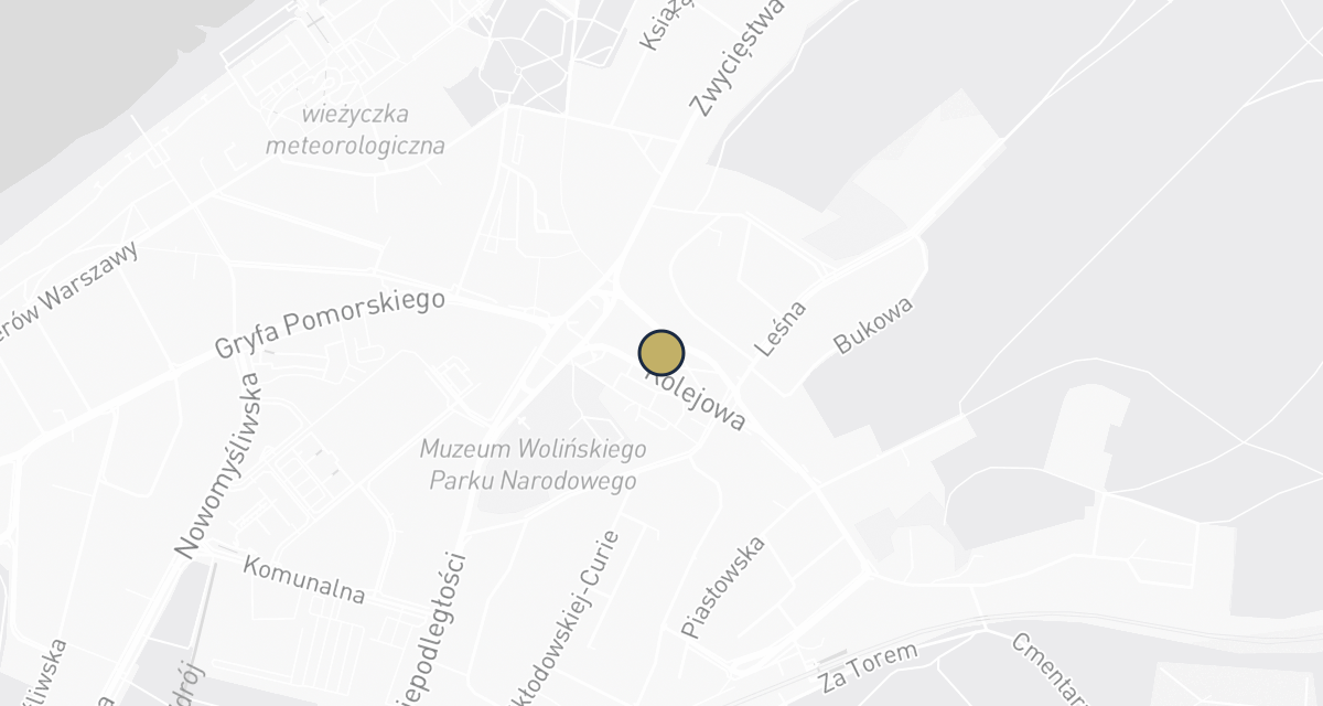 Mapa dojazdu: Gabinet Weterynaryjny Międzyzdroje