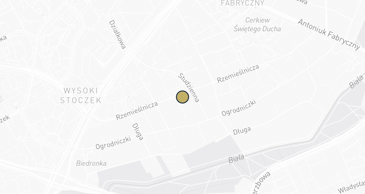 Mapa dojazdu: Arka Noego-Gabinet Weterynaryjny Białystok LEK. WET. ADAM TYMIŃSKI