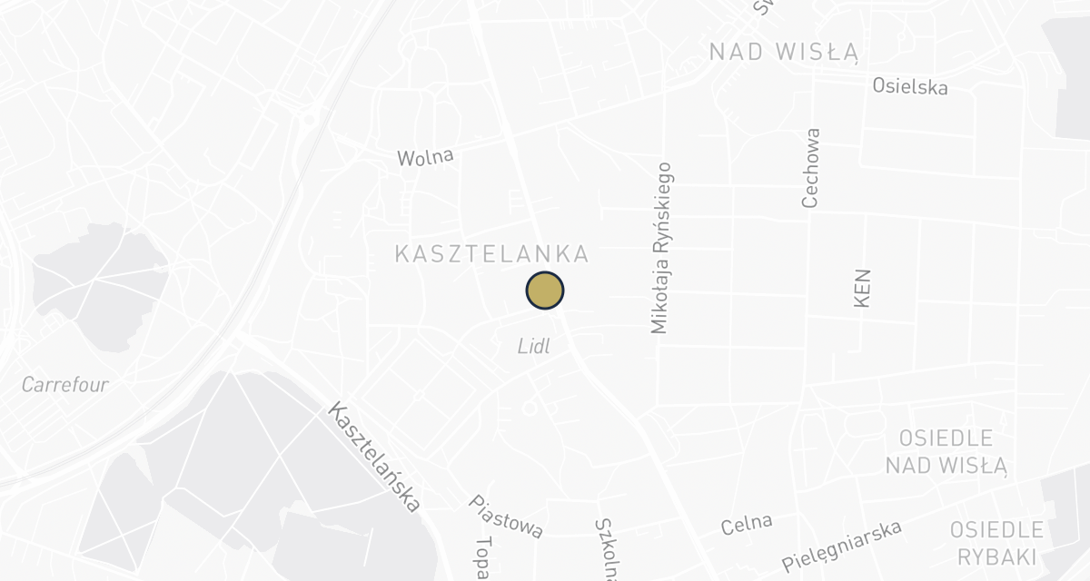 Mapa dojazdu: Gabinet weterynaryjny lek. wet. Katarzyna Gryń-Maślij