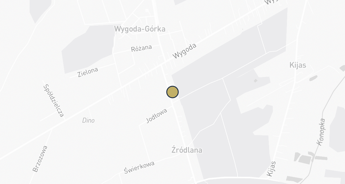 Mapa dojazdu: Gabinet Weterynaryjny 'Cztery Łapy' Joanna Kowalik