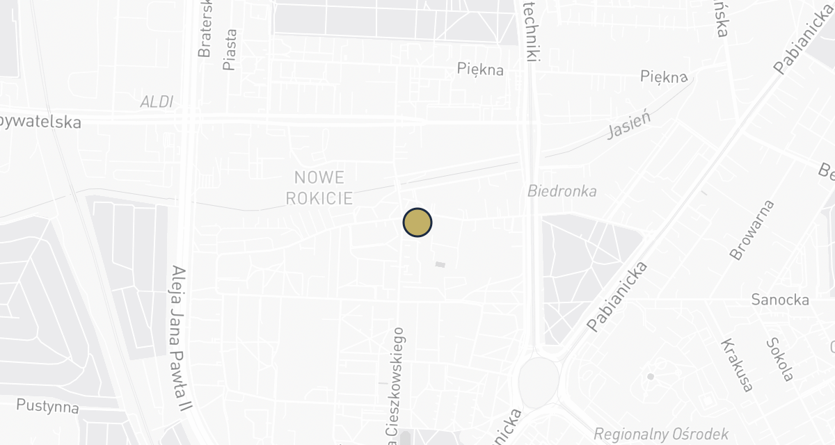 Mapa dojazdu: Gabinet lek. wet. Włodzimierza Jachmana