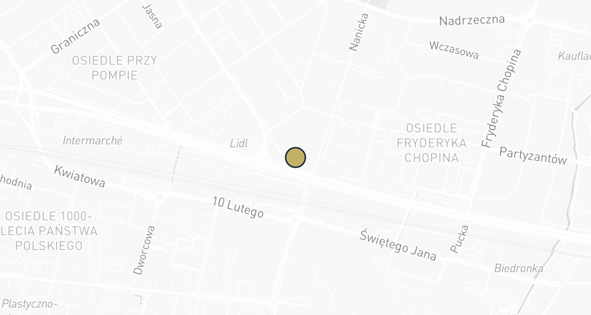 Mapa dojazdu: Przychodnia Weterynaryjna Futrzak Emilia Janik, Beata Kałasznikow s.c.