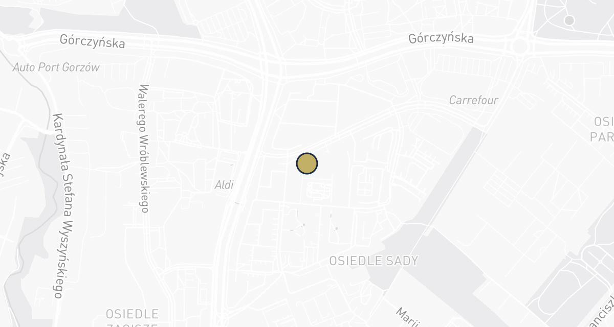 Mapa dojazdu: Animal Doctor | Weterynarz Gorzów | Gabinet Weterynaryjny Gorzów