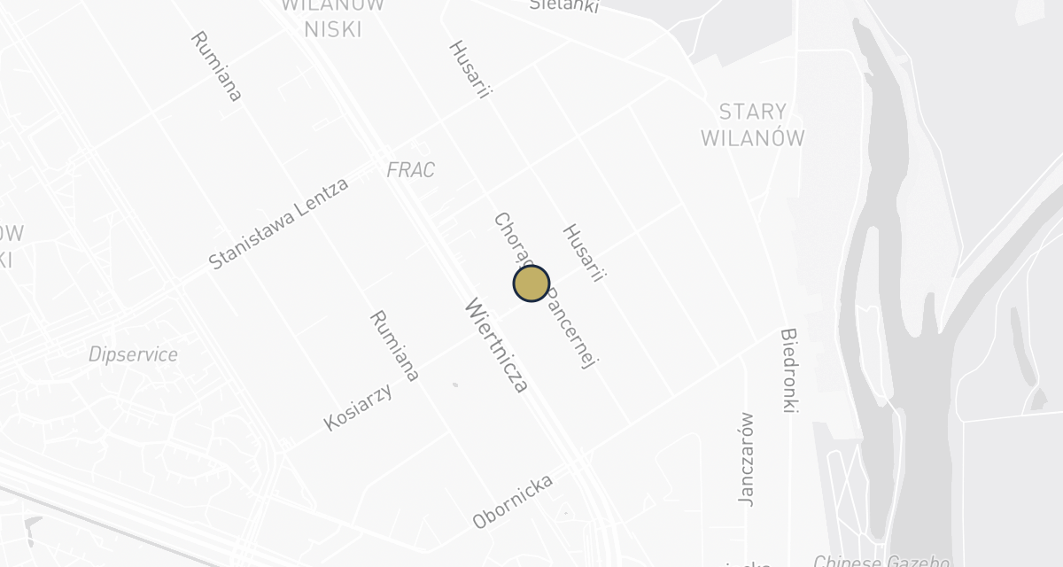 Mapa dojazdu: Przychodnia weterynaryjna Kosiarzy 14