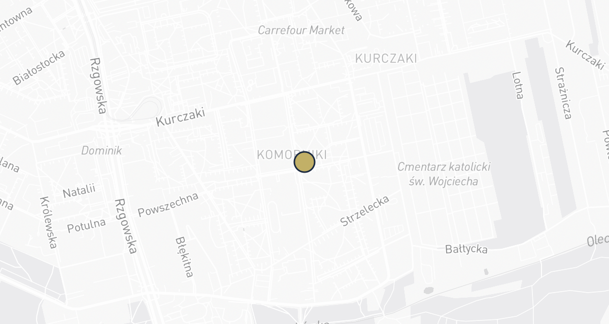 Mapa dojazdu: Przychodnia Weterynaryjna Duże I Małe Zwierzęta Barbara Tyrankiewicz