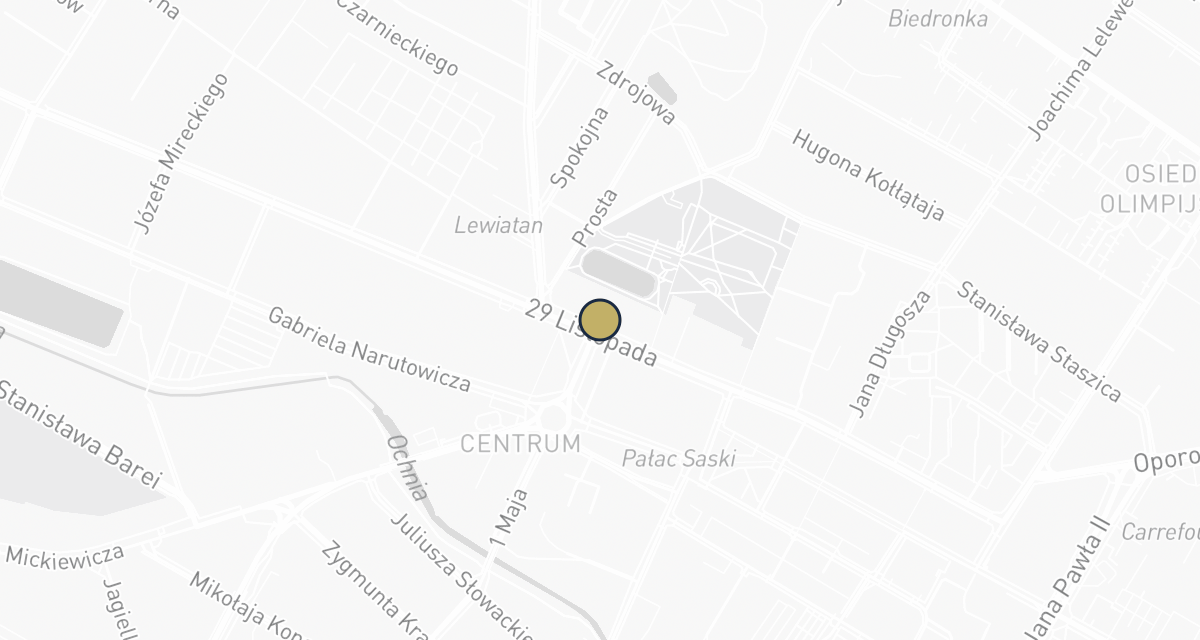 Mapa dojazdu: Gabinet Weterynaryjny Anna Tworzyańska-Guzowska