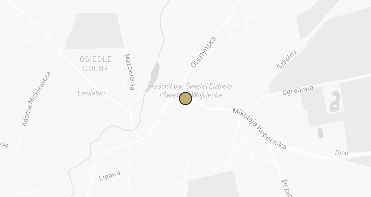 Mapa dojazdu: Gabinet Weterynaryjny 'Miłozwierz'