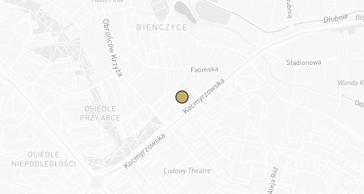 Mapa dojazdu: Lecznica dla zwierząt