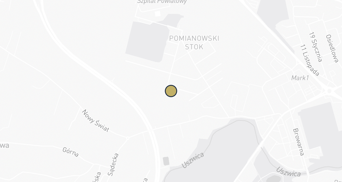 Mapa dojazdu: Gabinet Weterynaryjny Grzegorz Tobiasz