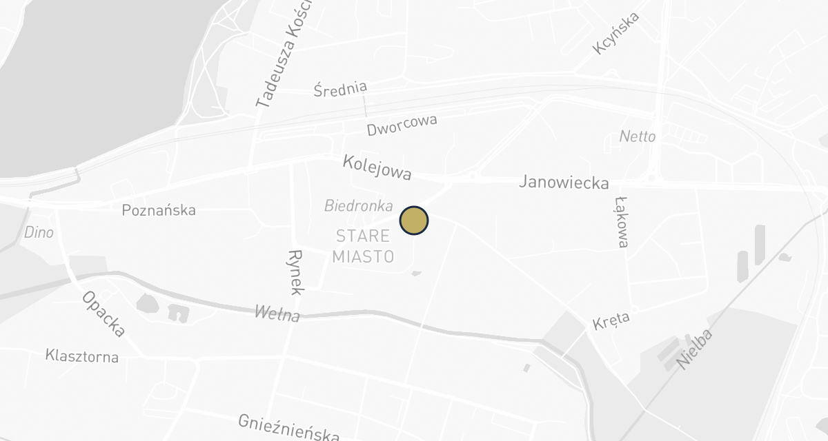 Mapa dojazdu: Gabinet Weterynaryjny Bovi-Med