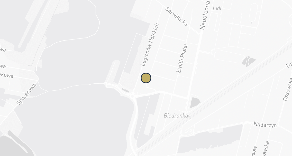 Mapa dojazdu: Śliwińska M. Przychodnia weterynaryjna