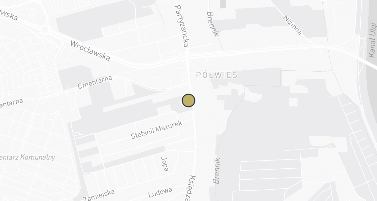 Mapa dojazdu: Przychodnia weterynaryjna OnkolVet