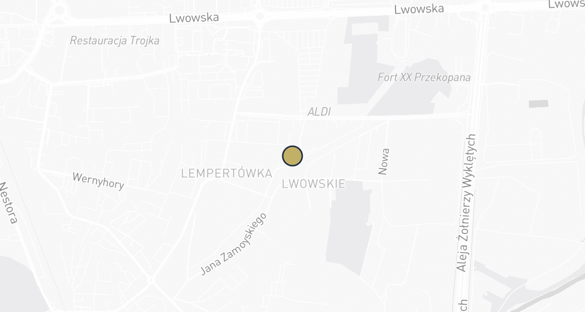 Mapa dojazdu: Lecznica dla zwierząt "ADA"