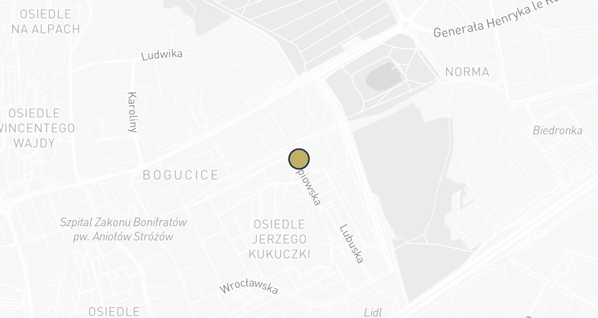 Mapa dojazdu: Gabinet weterynaryjny MEDIV