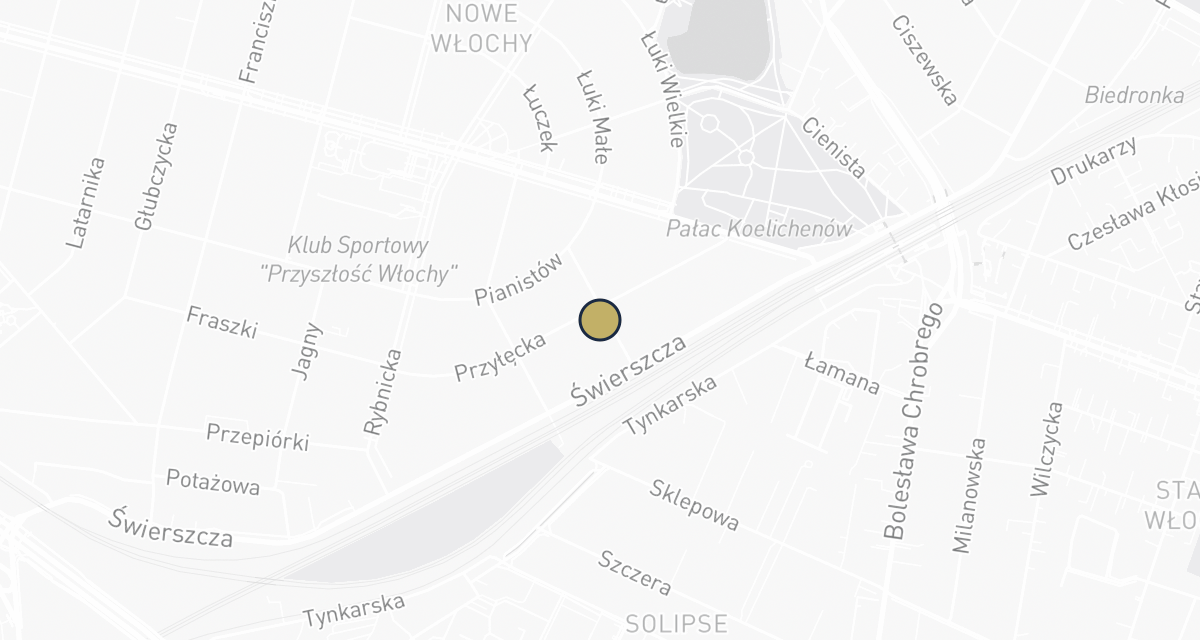 Mapa dojazdu: Przychodnia Psia Kostka