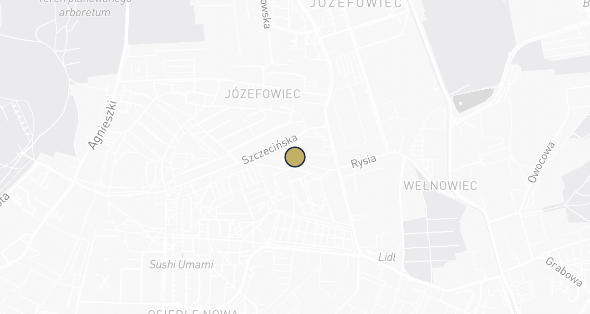 Mapa dojazdu: Polikliniczny Szpital Weterynaryjny dr n. wet. Marek Kostrzewski