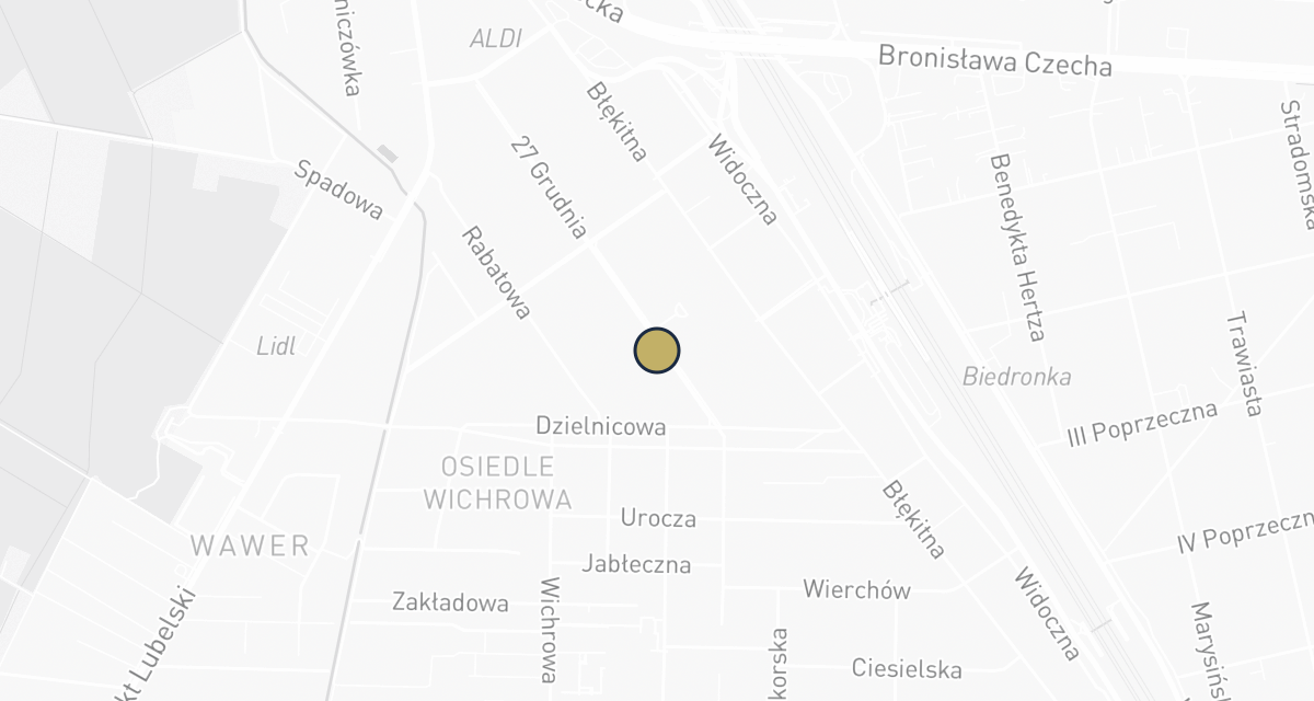 Mapa dojazdu: Wawervet - Specjalistyczna Przychodnia Weterynaryjna