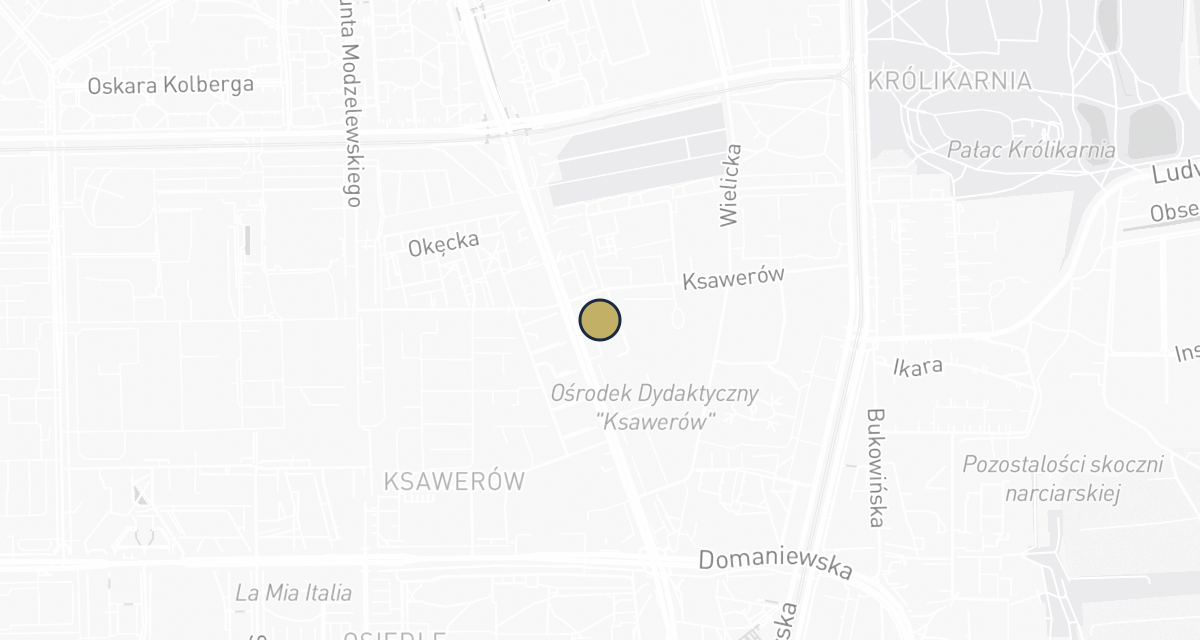 Mapa dojazdu: Onkolog weterynaryjny Anna Jaśkiewicz