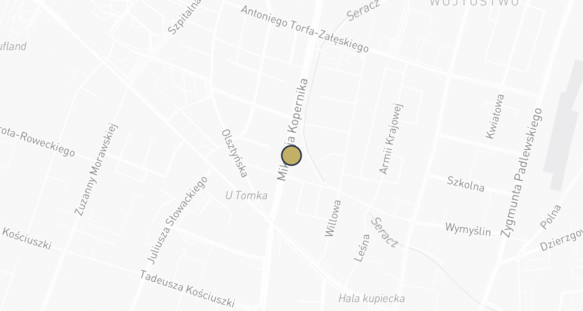 Mapa dojazdu: Centrum Weterynaryjne Centaur Małgorzata Chmielińska