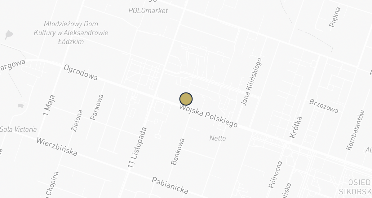 Mapa dojazdu: Przychodnia Weterynaryjna „Zwierzak”
