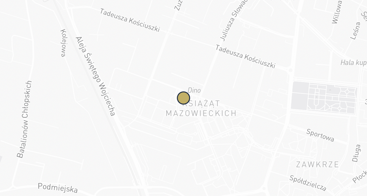 Mapa dojazdu: Szymański Andrzej. Usługi weterynaryjne