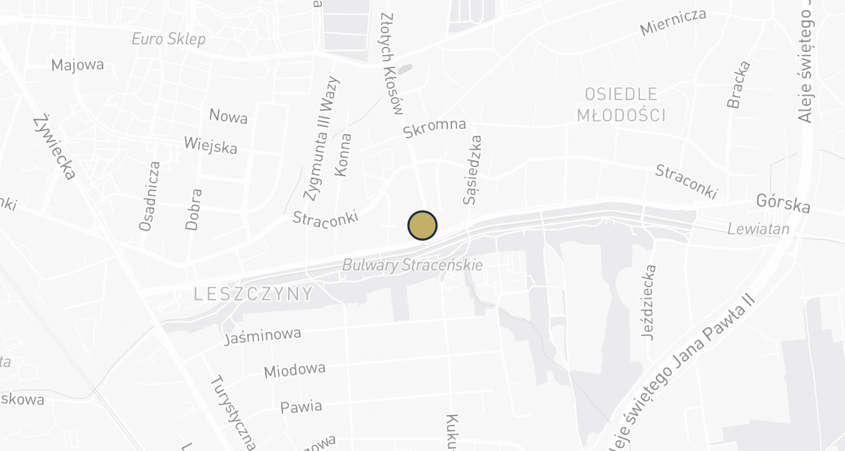 Mapa dojazdu: Lux-Vet Premium Specjalistyczna Przychodnia Weterynaryjna Bajeczna