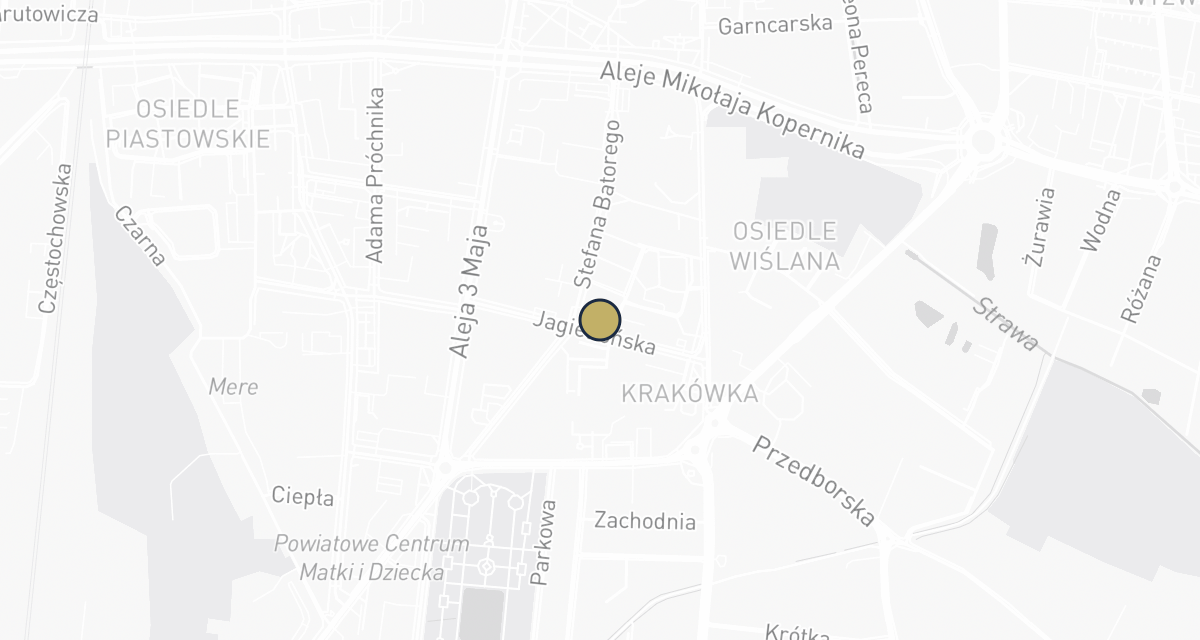 Mapa dojazdu: Przychodnia weterynaryjna „PRZY STRAŻY”