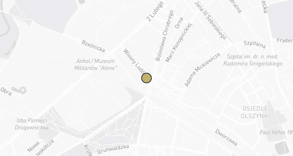 Mapa dojazdu: Przychodnia Weterynaryjna Orion lek.wet. Katarzyna Hubka-Strowska