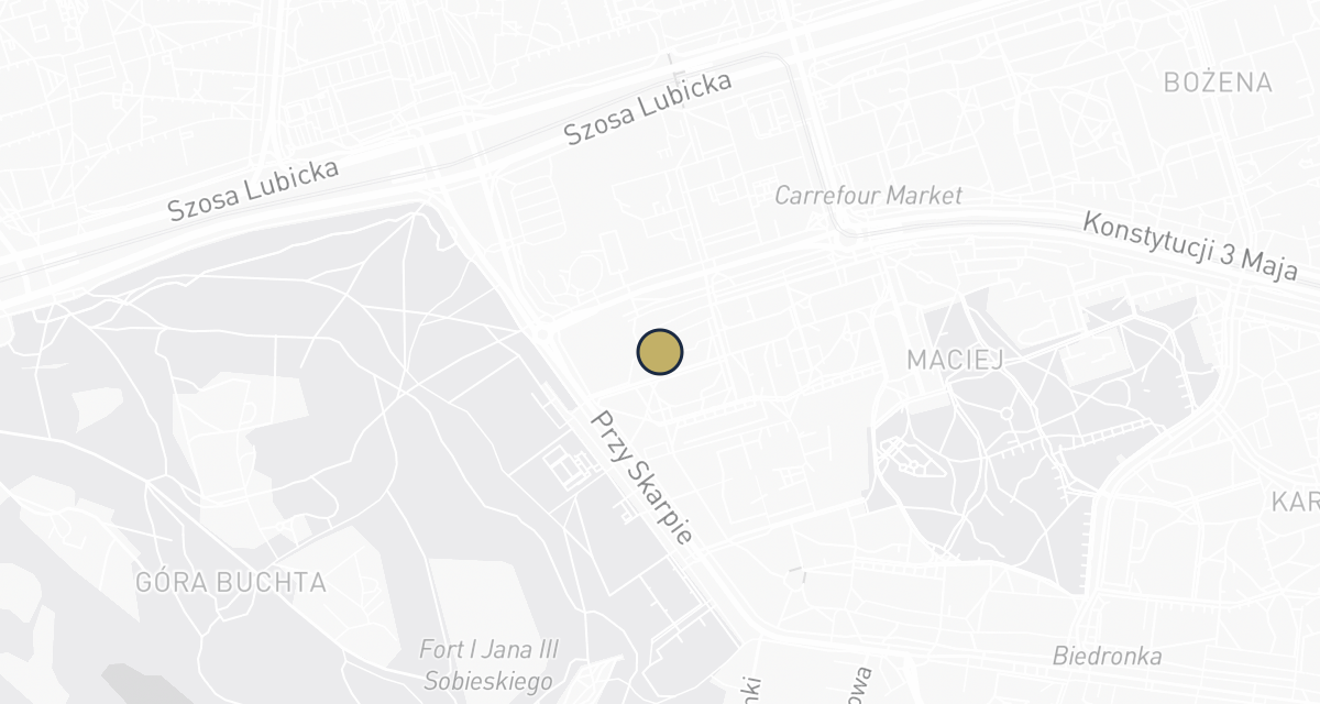 Mapa dojazdu: LENSVET Okulistyka Weterynaryjna Katarzyna Piela