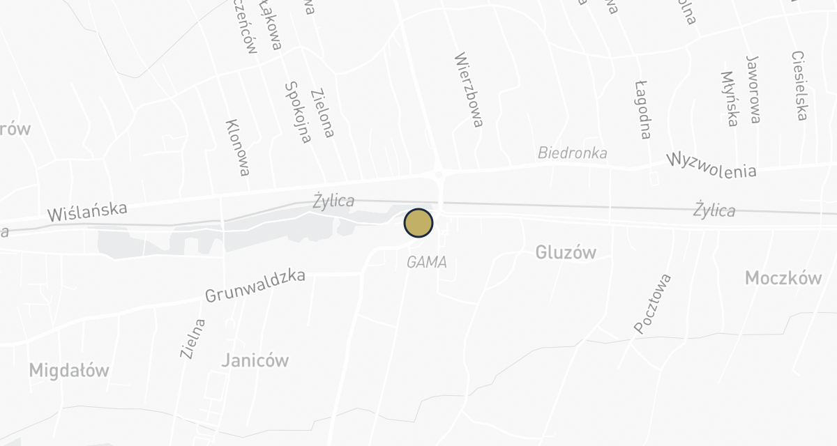 Mapa dojazdu: Gabinet Weterynaryjny lek.wet.B.Odrowąż, M. Januła