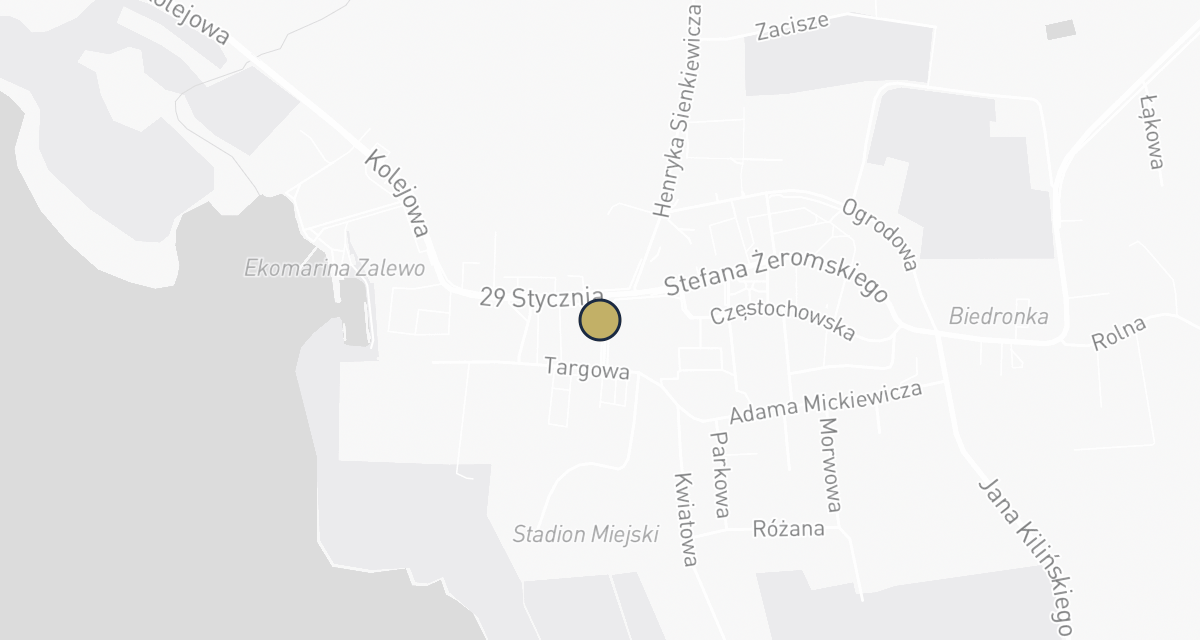 Mapa dojazdu: Weterynarz Zalewo