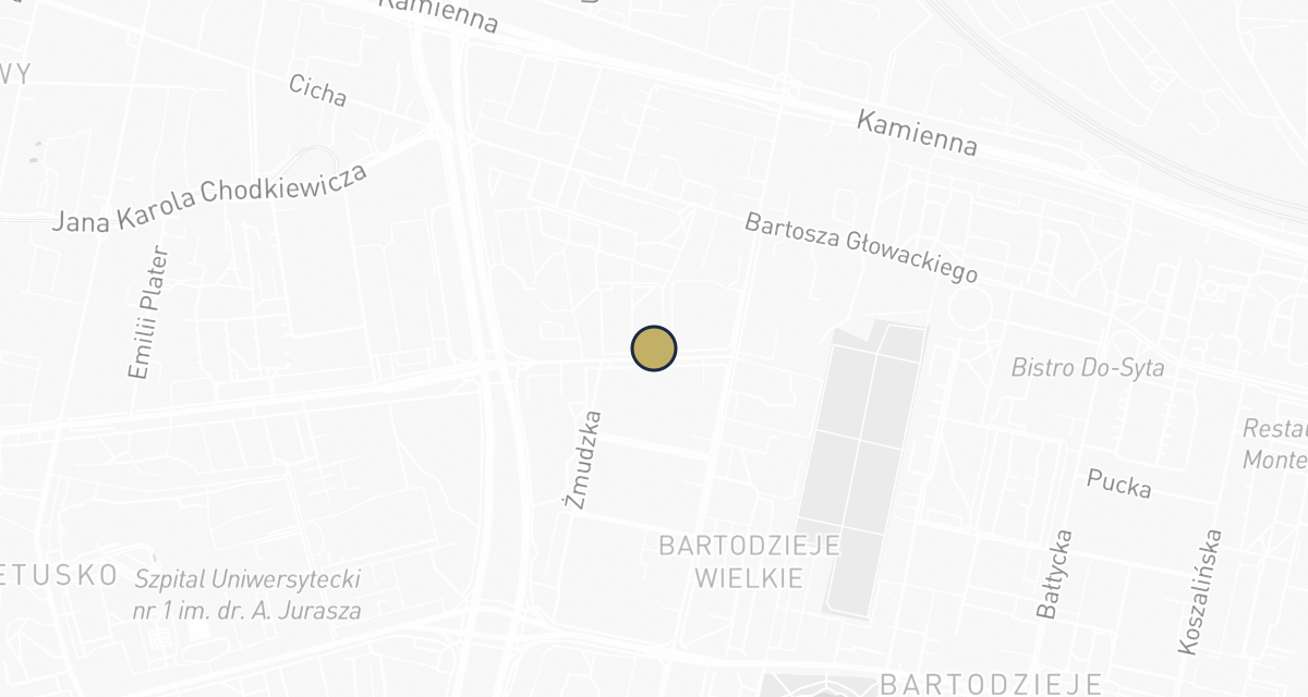 Mapa dojazdu: Vena. Gabinet weterynaryjny. Profilaktyka, lecznictwo. Kuziel-Zawalich L., lek. wet.