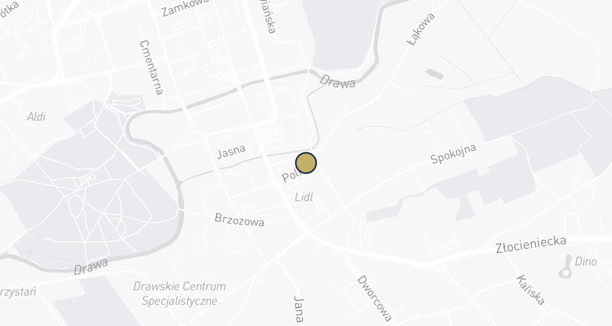 Mapa dojazdu: Przychodnia Weterynaryjna "Pod Dębami"