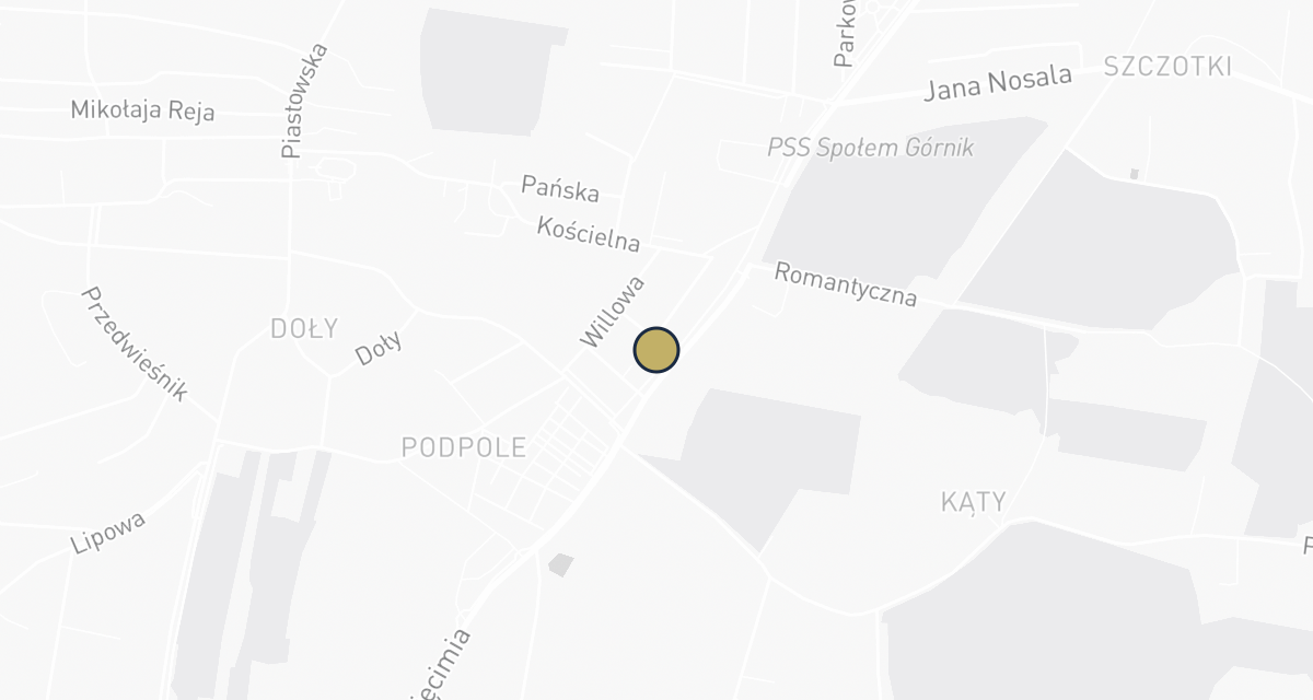 Mapa dojazdu: Pupil. Gabinet weterynaryjny