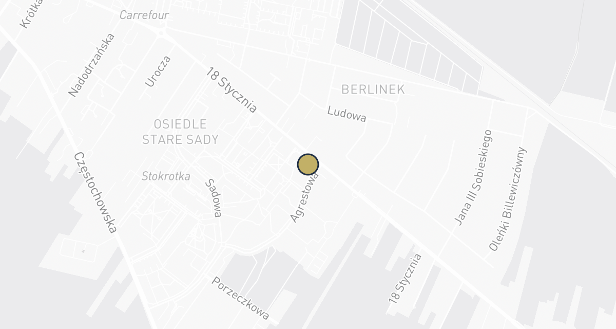 Mapa dojazdu: Saj Agnieszka. Gabinet weterynaryjny