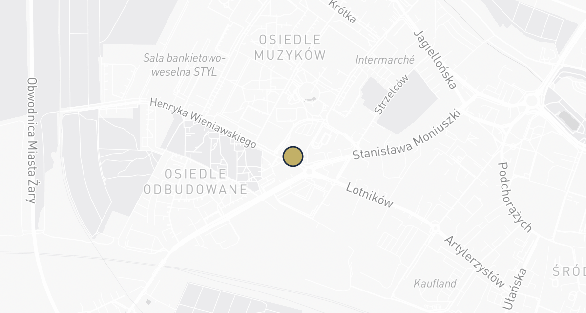 Mapa dojazdu: HDN. Lecznica dla zwierząt. Hadzik E., Depczyński J.