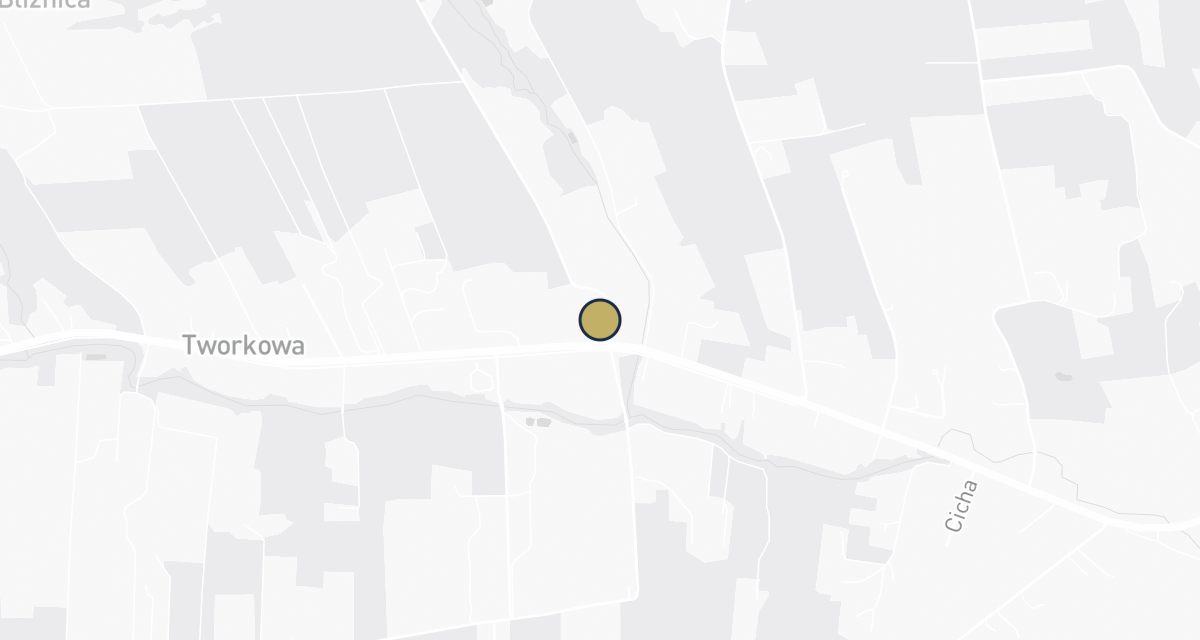 Mapa dojazdu: Gabinet Weterynaryjny "DorisVet" Tworkowa