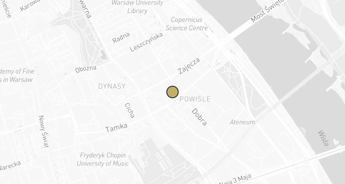 Mapa dojazdu: Vistula Vet Clinic