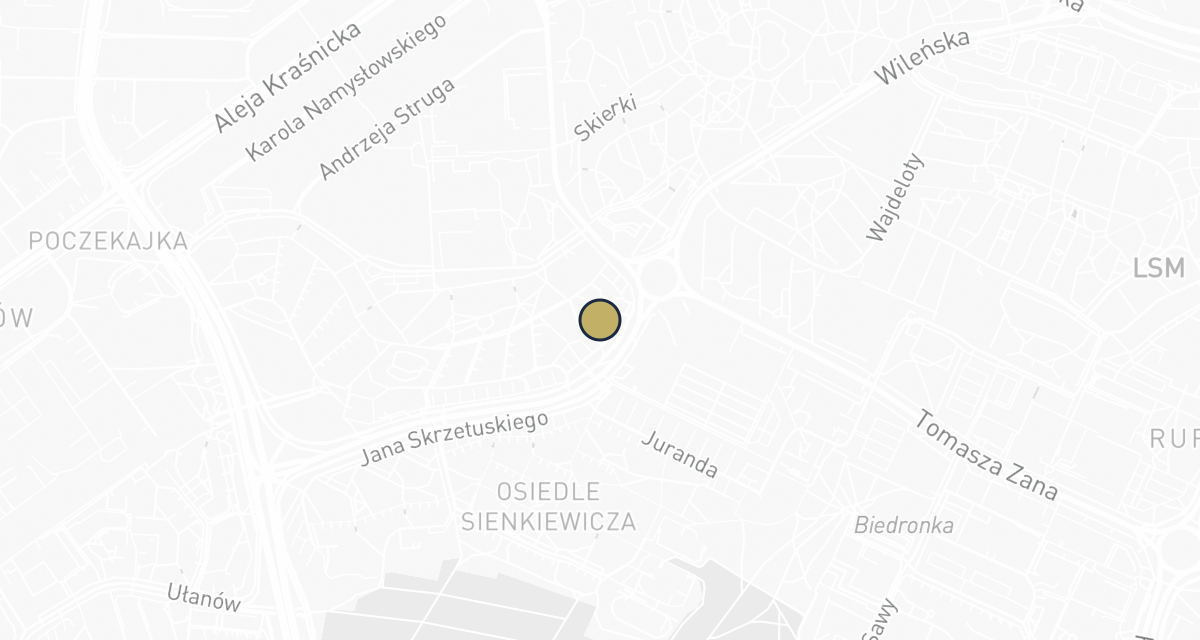 Mapa dojazdu: Przychodnia Weterynaryjna Rex M. Orzelski D. Różańska sp.j.