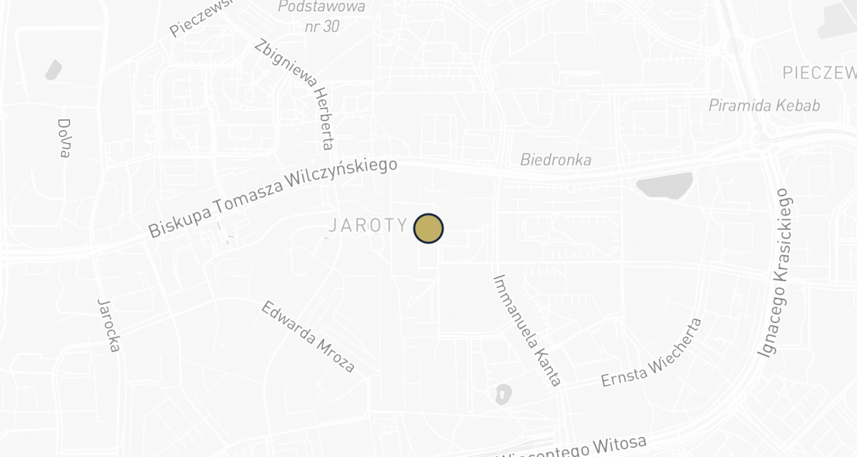 Mapa dojazdu: Przychodnia Weterynaryjna Małych Zwierząt Dr n. wet. Małgorzata Wiśniewska