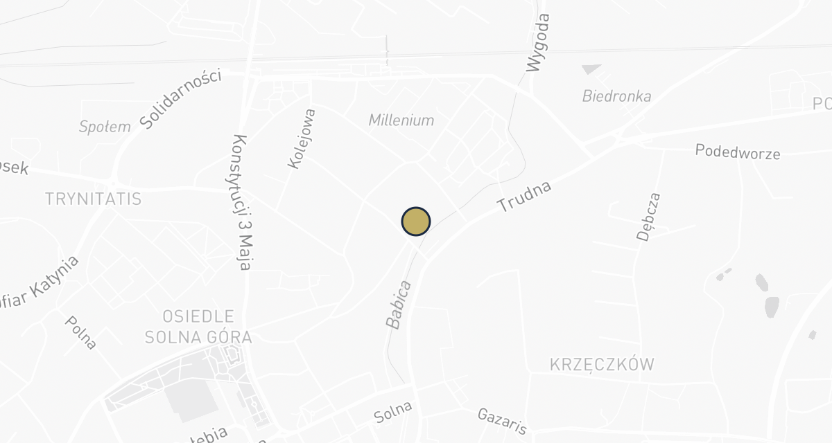 Mapa dojazdu: DOGTOR Gabinet weterynaryjny lek.wet. Paweł Dadej lek.wet. Piotr Rabiasz