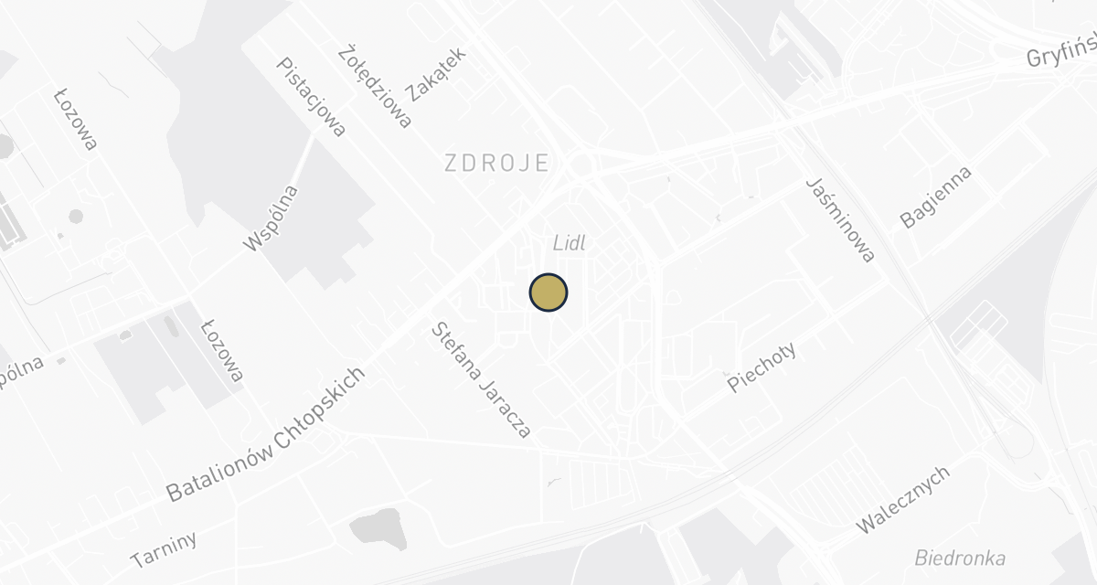 Mapa dojazdu: Psijaciel