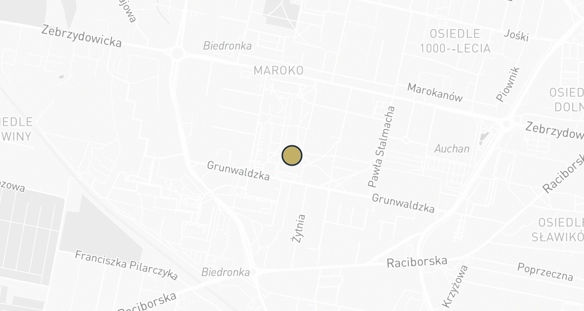 Mapa dojazdu: Puchatek. Przychodnia weterynaryjna