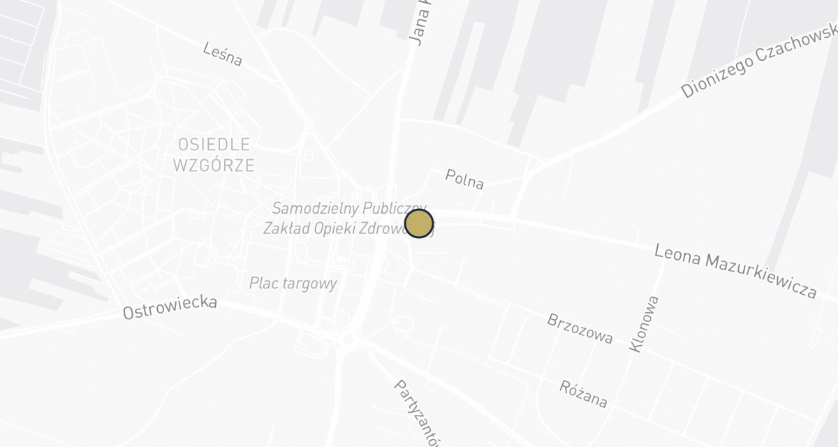 Mapa dojazdu: Gierczak-Łotkowska Dorota. Gabinet weterynaryjny