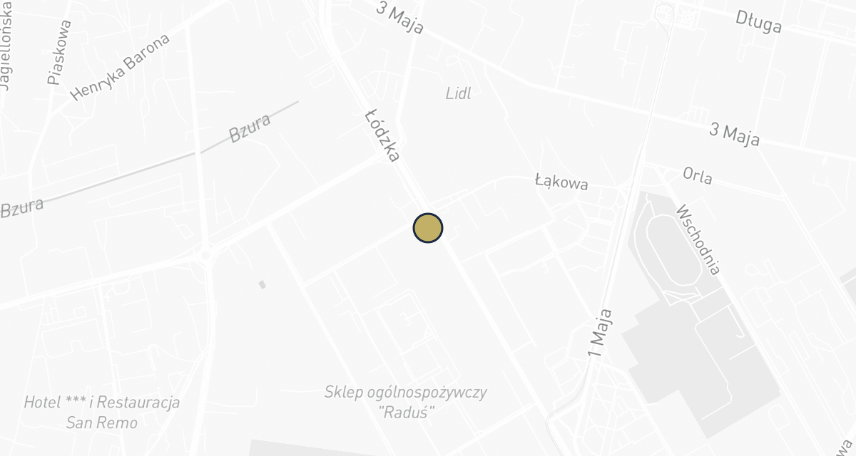 Mapa dojazdu: Przychodnia Weterynaryjna Joanna Bałutowska